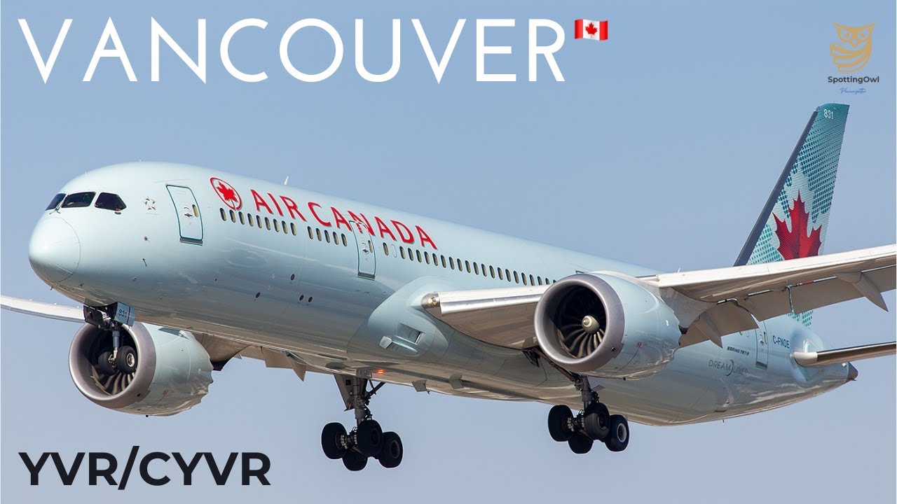 ✈ [4K] 22 MINUTEs at Vancouver Airport CANADA Plane Spotting [YVR/CYVR]