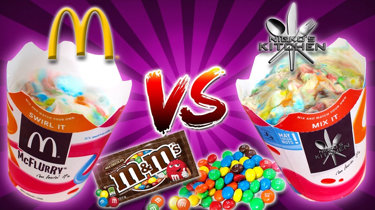 McDONALDS McFLURRY vs HOMEMADE - Pig Fat Ice Cream Myth? BUSTED!