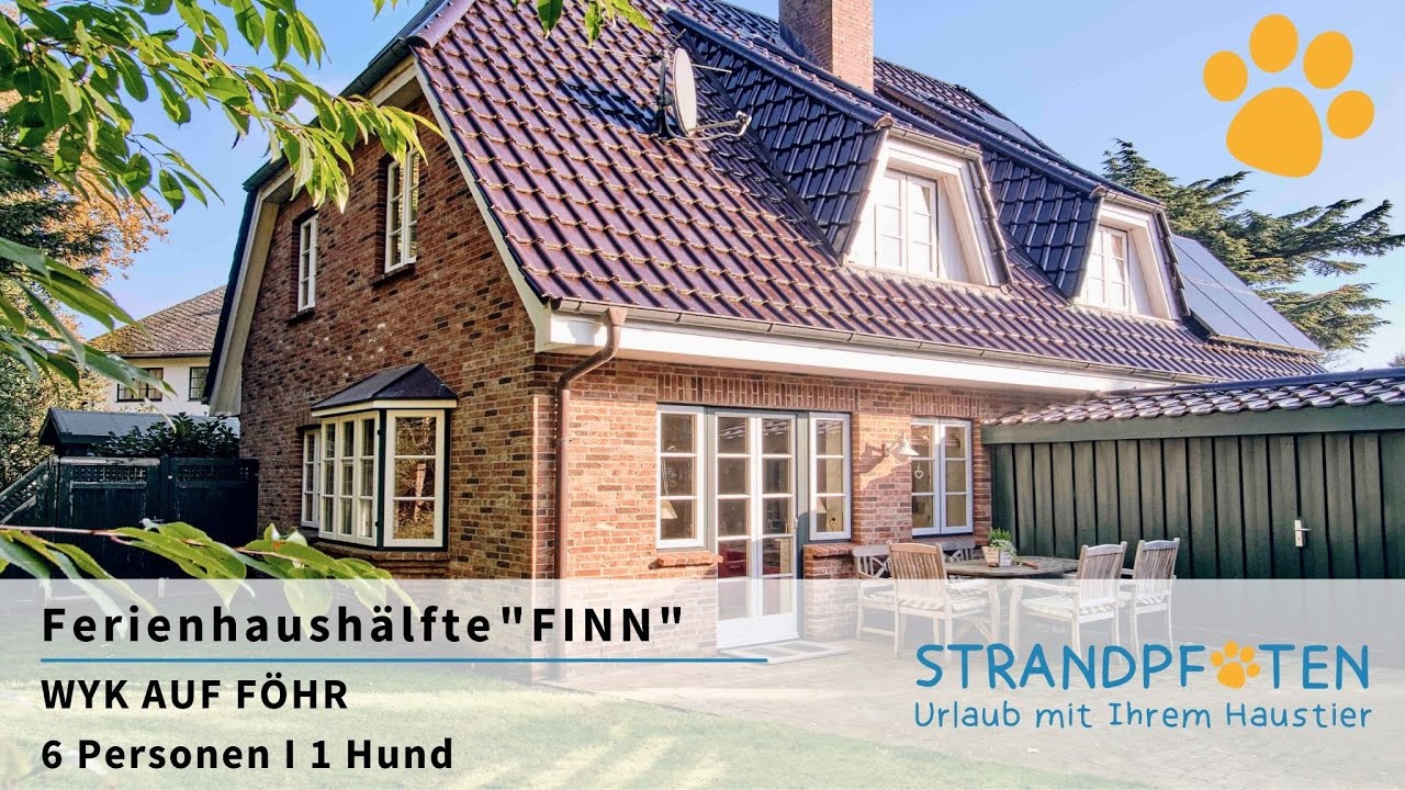 Ferienhaus mit Hund I Föhr I Nordsee I Ferienhaushälfte 