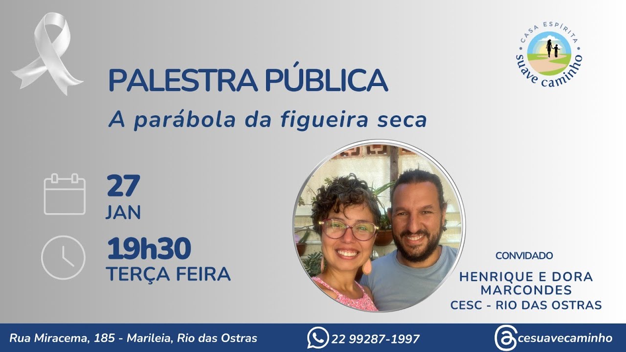 27 01 2026   Dora e Henrique    A Parábola da Figueira Seca