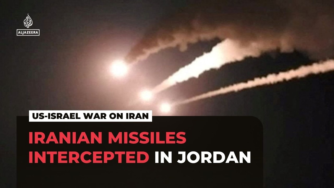 Missiles intercepted over Jordan as Iran vows retaliation for US strikes