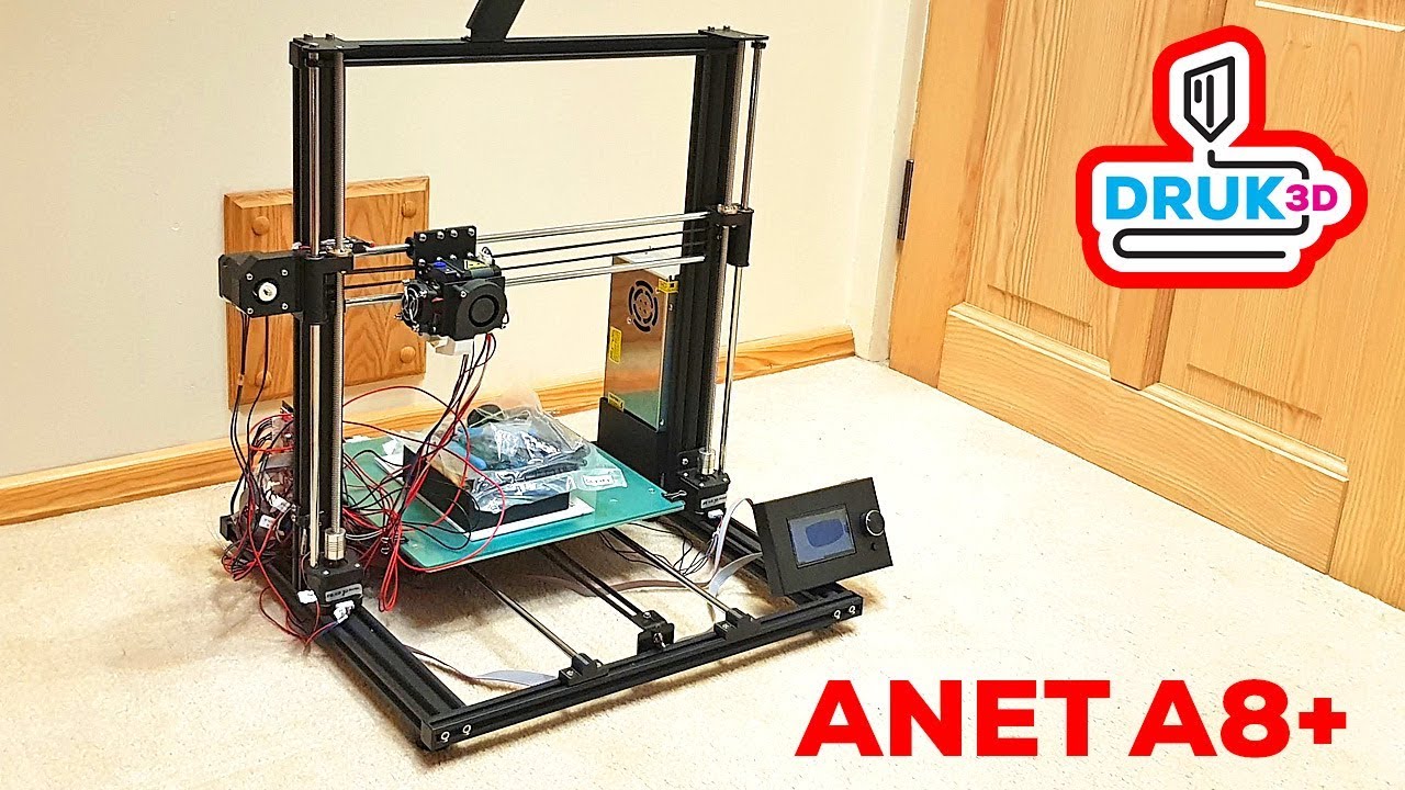 D03. Drukarka 3d ANET A8 Plus - unboxing, montaż i pierwsze wrażenia