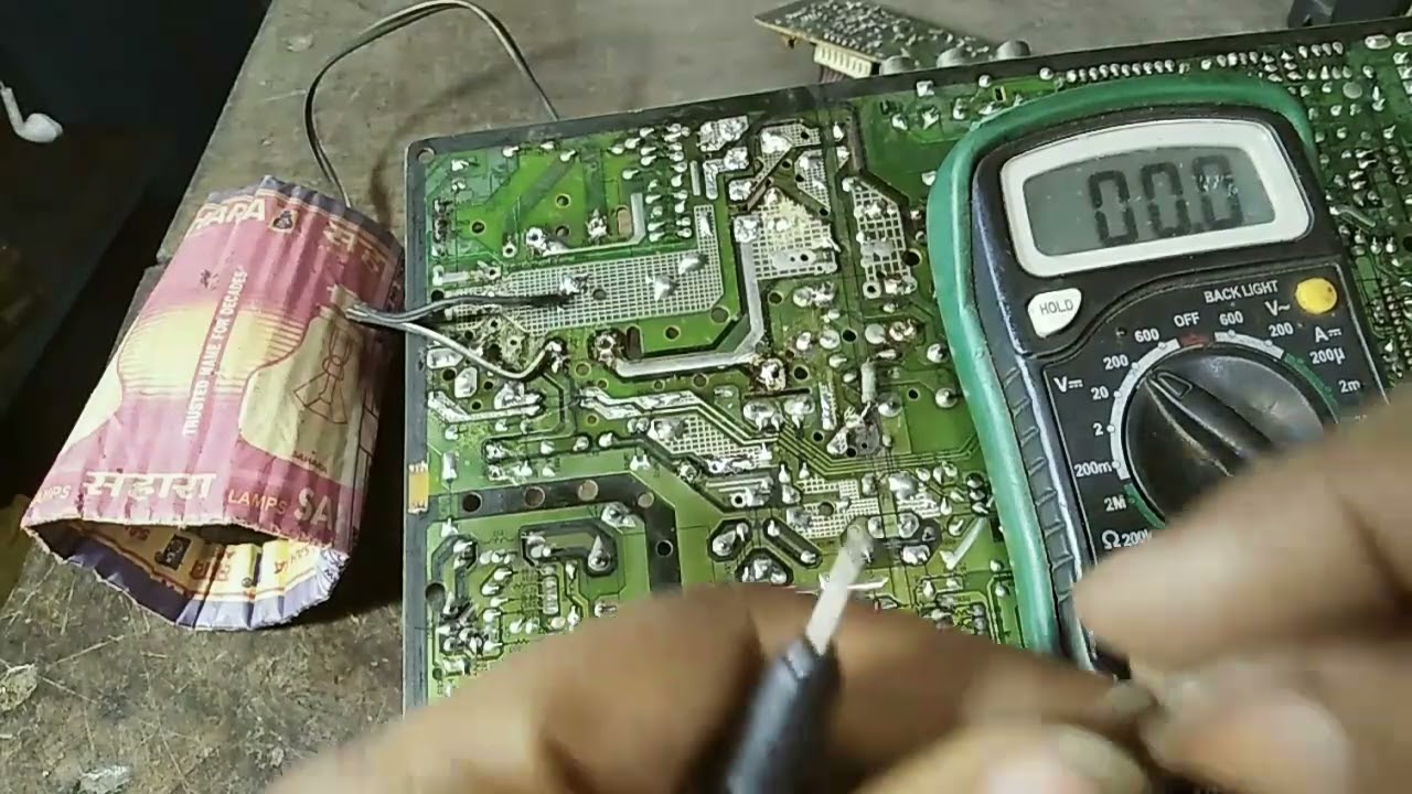Philips CRT TV No EHT problem. Power supply ok no EHT Philips Tv repair Hindi.
