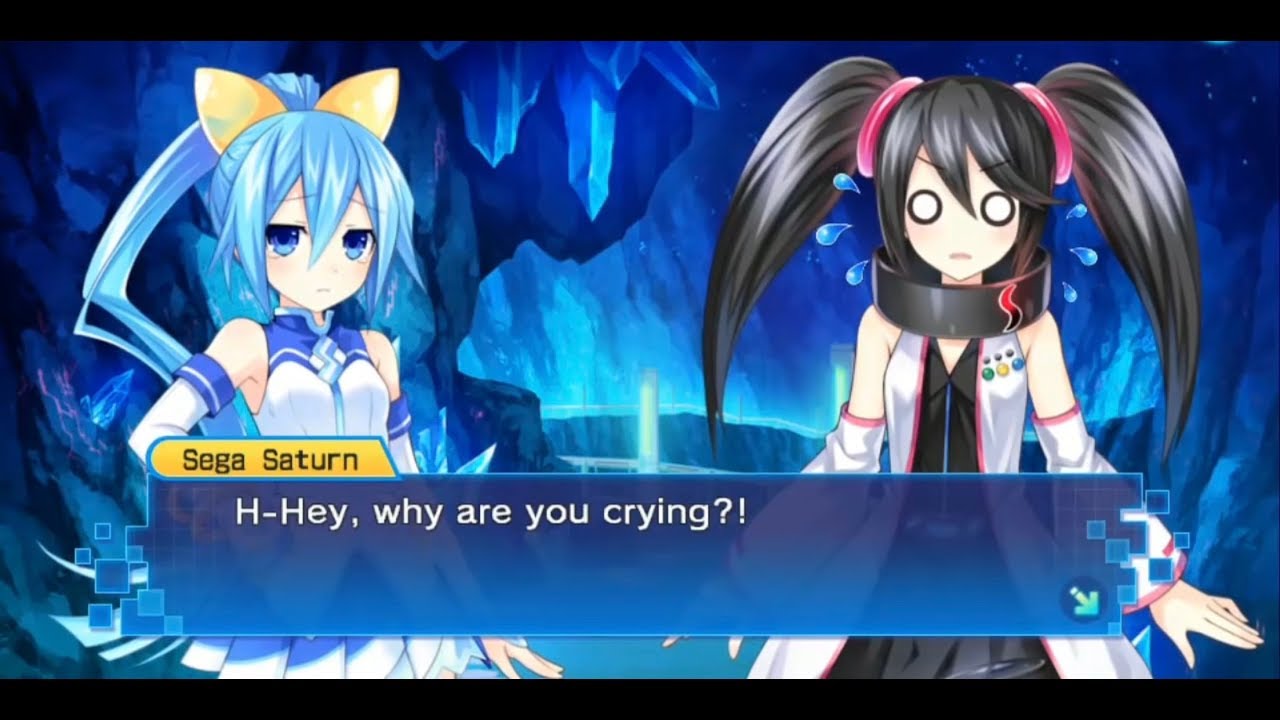 Superdimension Neptune VS Sega Hard Girls | Saturn made Segami Cry