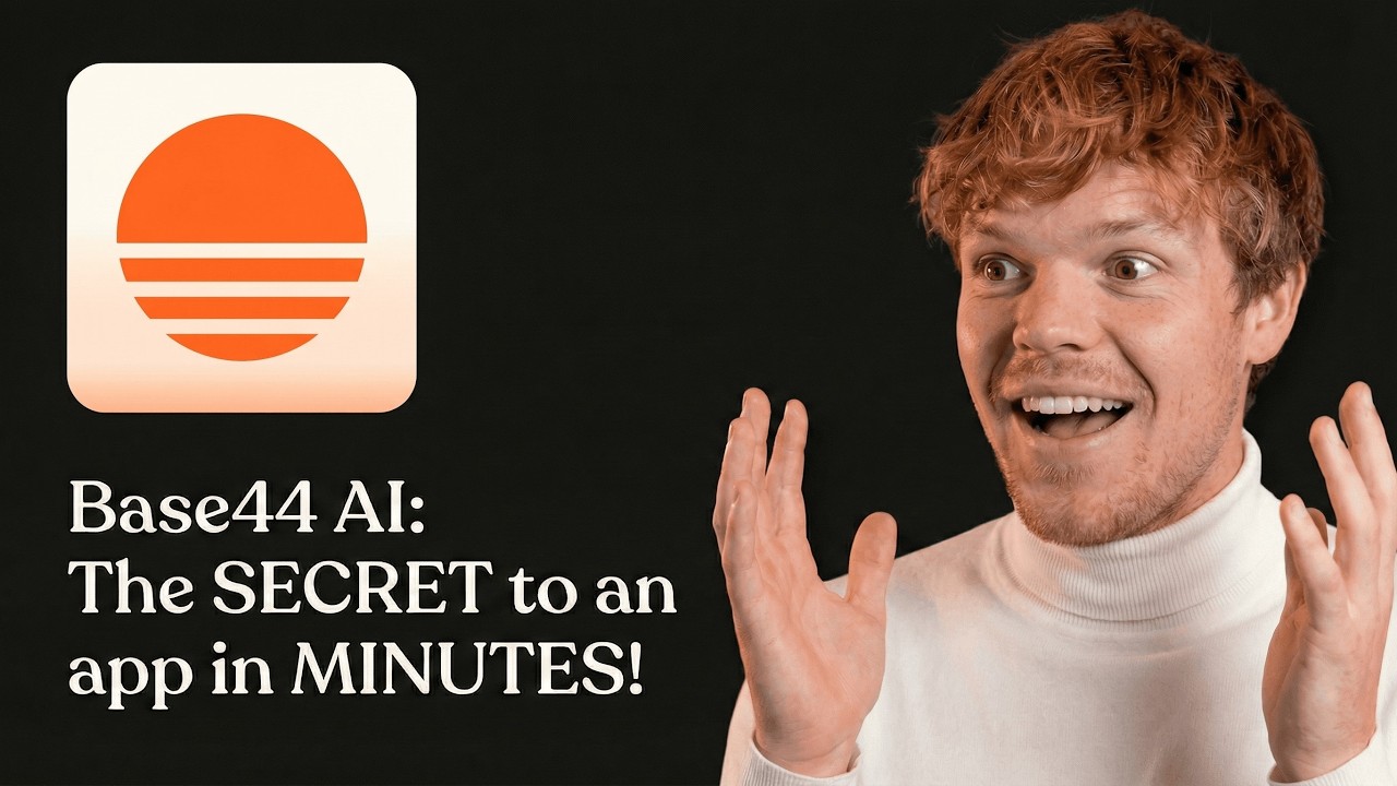 Base44 AI: The SECRET to an app in MINUTES!