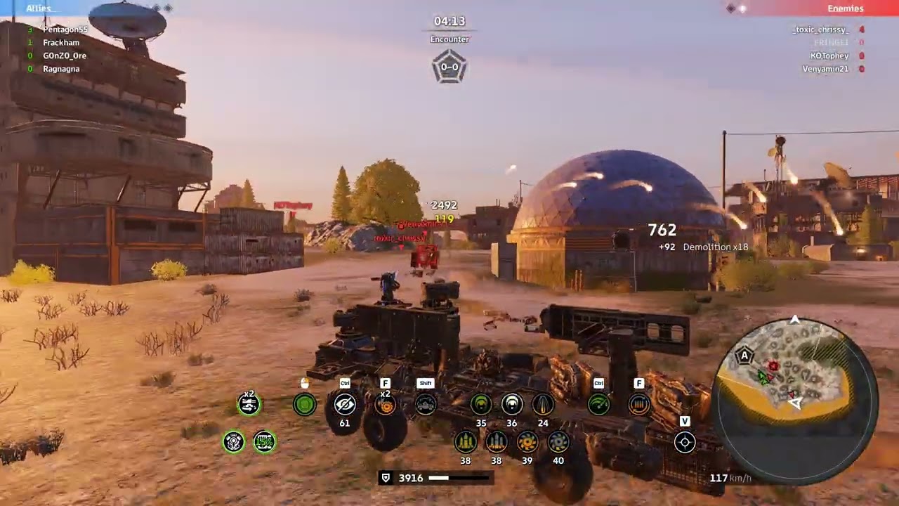 Crossout Levi CW L0V3 vs FRNDS