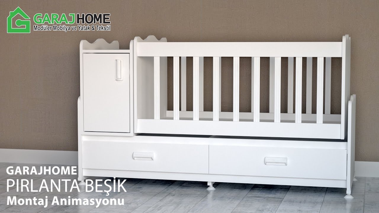 GarajHome Pırlanta Dolaplı  Uzayan Beşik Kurulum Montaj Videosu