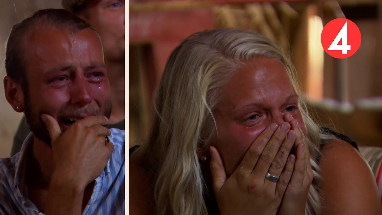 Känslostorm och energipåfyllning när farmarna får hälsningar hemifrån - Farmen (TV4)