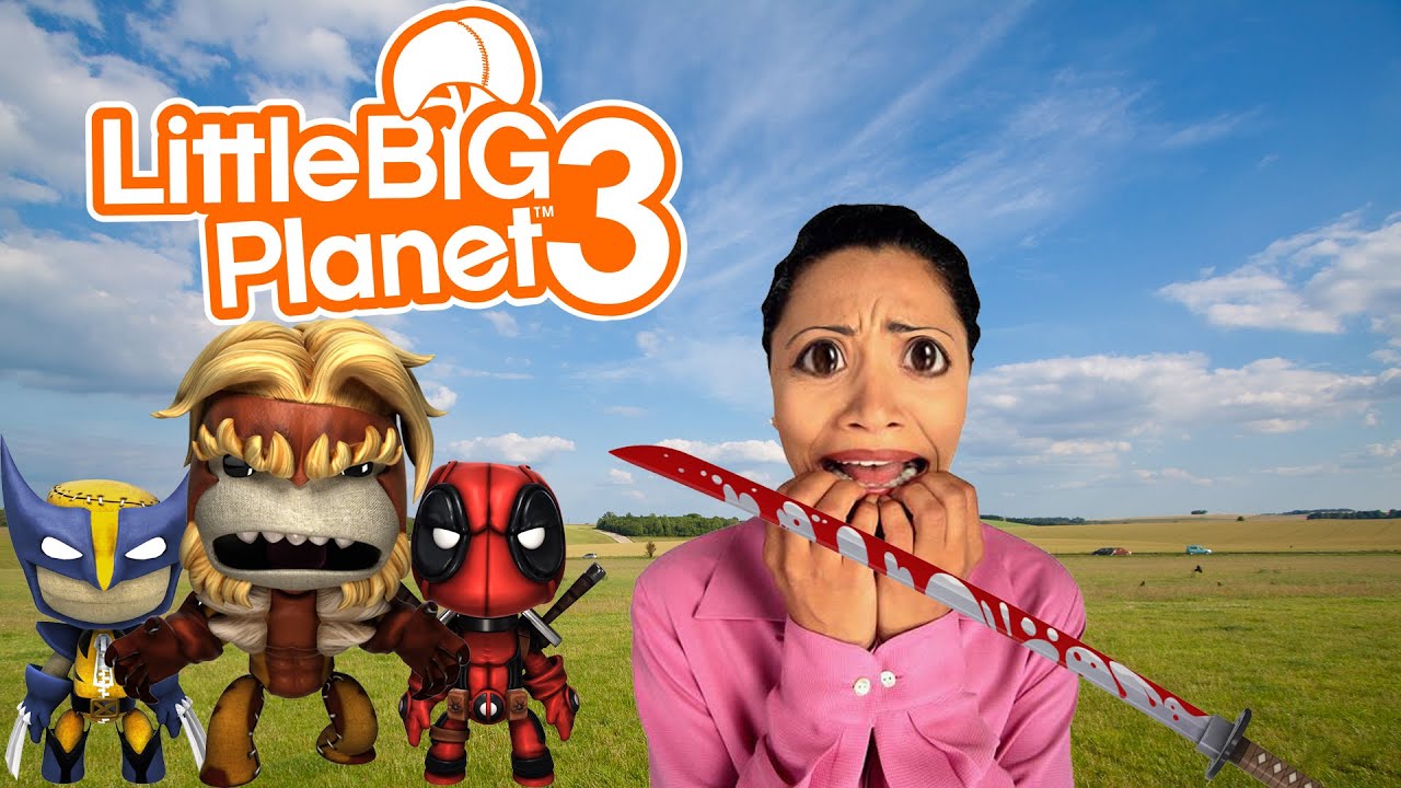 Little Big Planet 3 (PS4) Multiplayer Gameplay: MURDER!!!!!