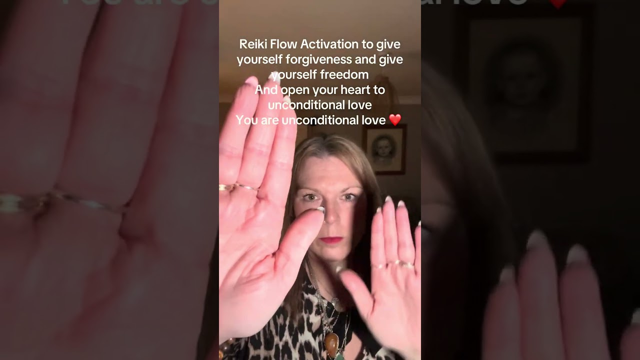 Reiki flow activation for forgiveness, freedom and unconditional love ❤️🧘‍♀️🪽🫶🪐🪷