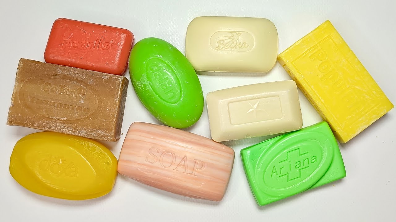 Cutting dry soap 🧼 Satisfying ASMR video 💤  Резка сухого мыла