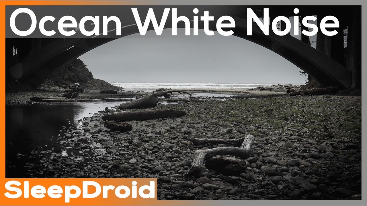 ►10 hours of Distant Ocean Sounds by a Stream, Sounds For Sleeping~ Ocean Wave White Noise