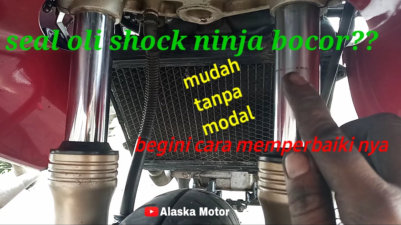 Atasi seal shock ninja yang bocor oli...