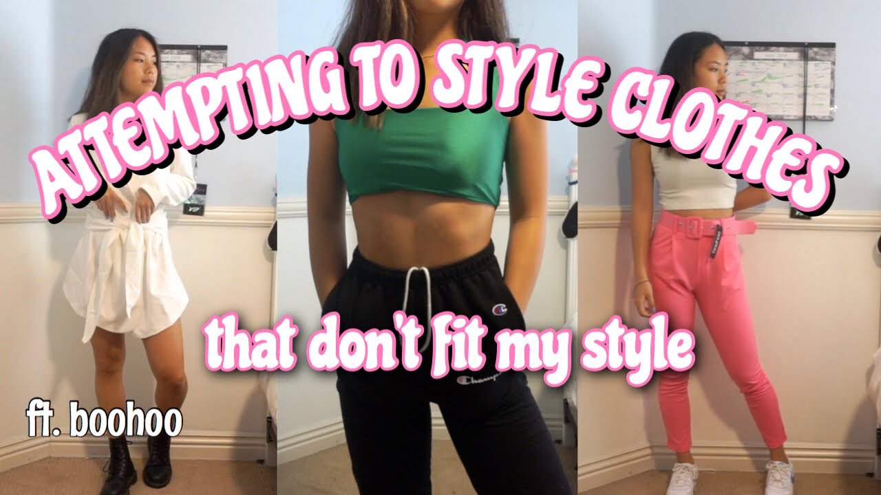 styling clothes out of my comfort zone ft. boohoo | Vanessa Nagoya