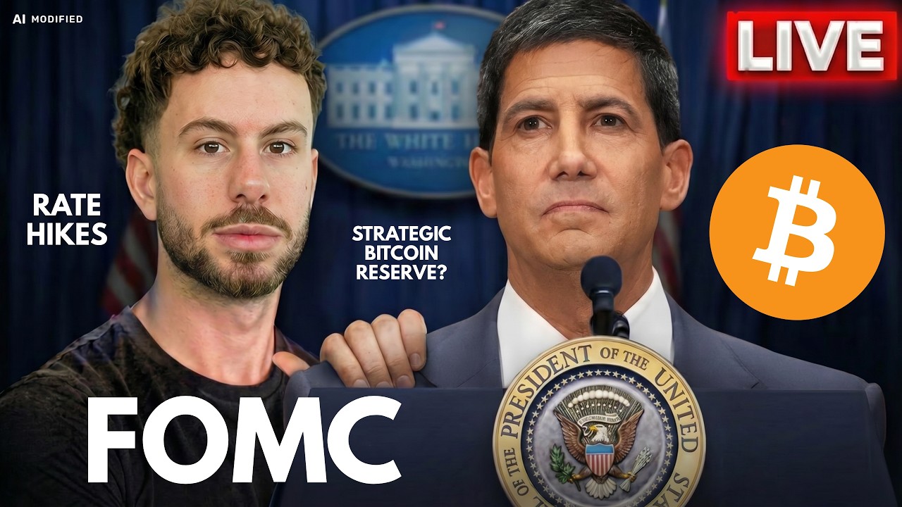 🔴 BITCOIN LIVE TRADING: FOMC (RATE HIKES) + STRATEGIC BITCOIN RESERVE