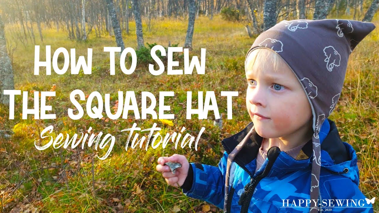 How to Sew the Square hat | Sewing Tutorial | Sewing Pattern
