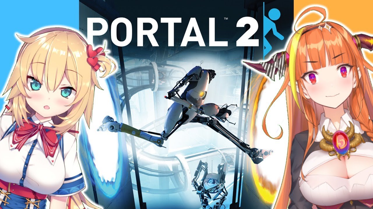 【#はあココPORTAL2】名作ポータル2！！協力頭脳プレイじゃい！！