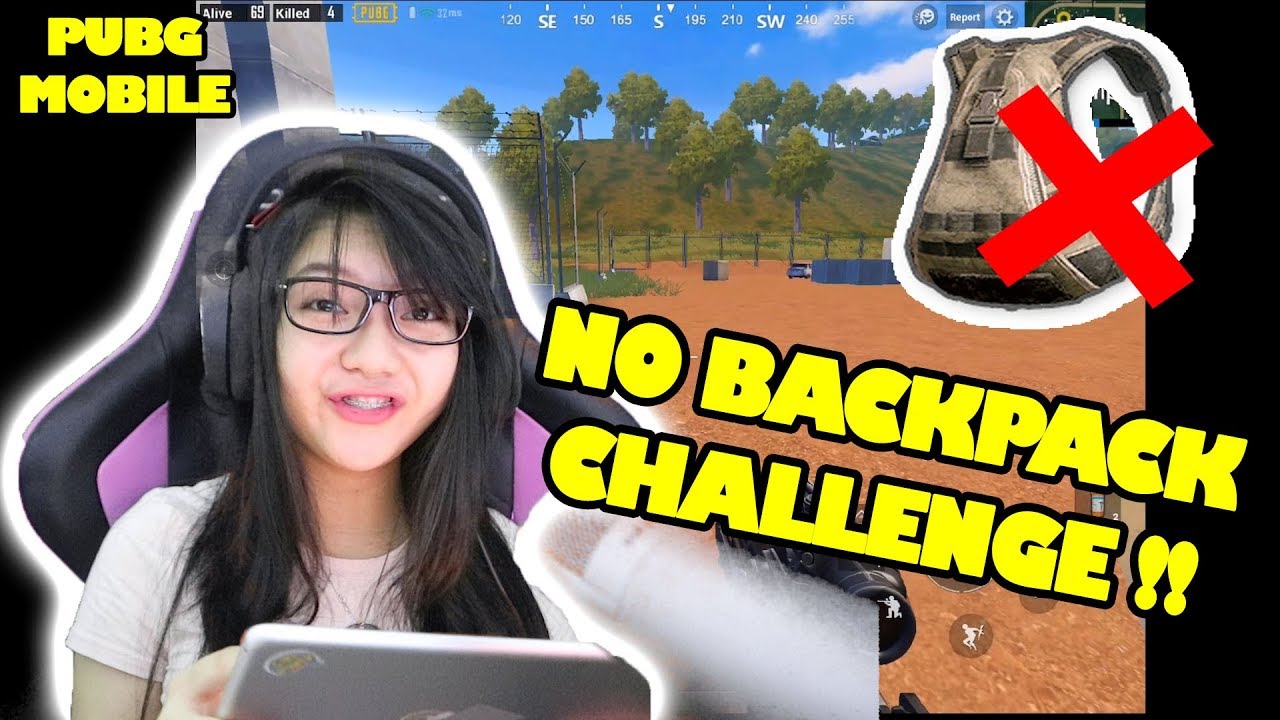 PUBGM NO BACKPACK CHALLENGE !!