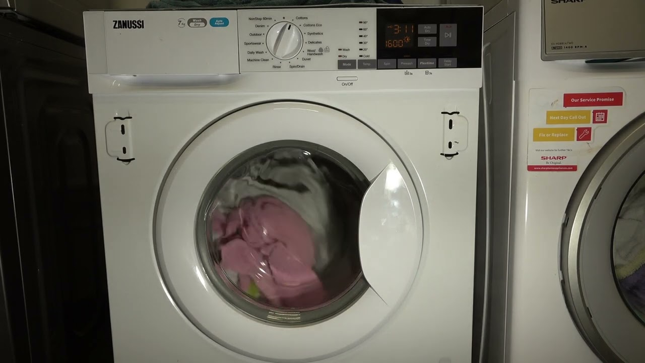 Zanussi Flexi-Time Z716WT83BI - Auto Dry Final Fast spin 1600rpm