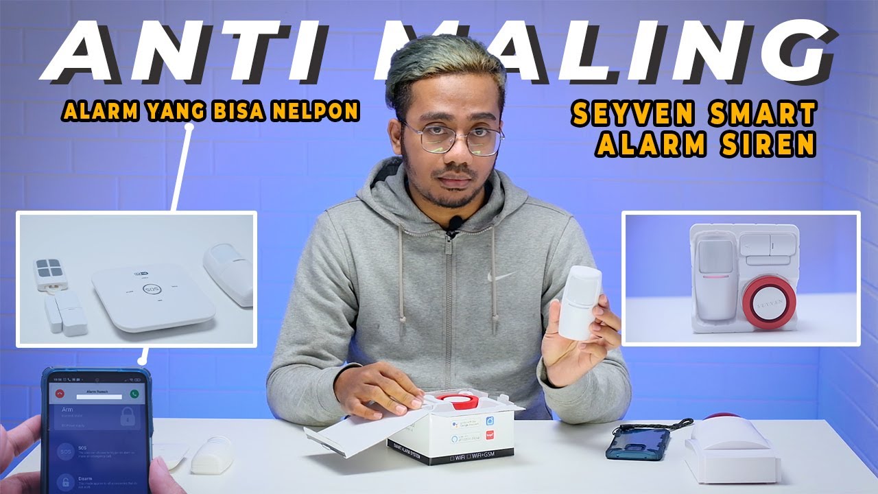 Seyven Smart Alarm Siren Untuk Rumah Anti Maling !!!