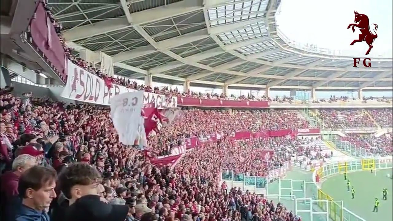 TORINO PISA  atmosfera stadio e cori della curva Maratona