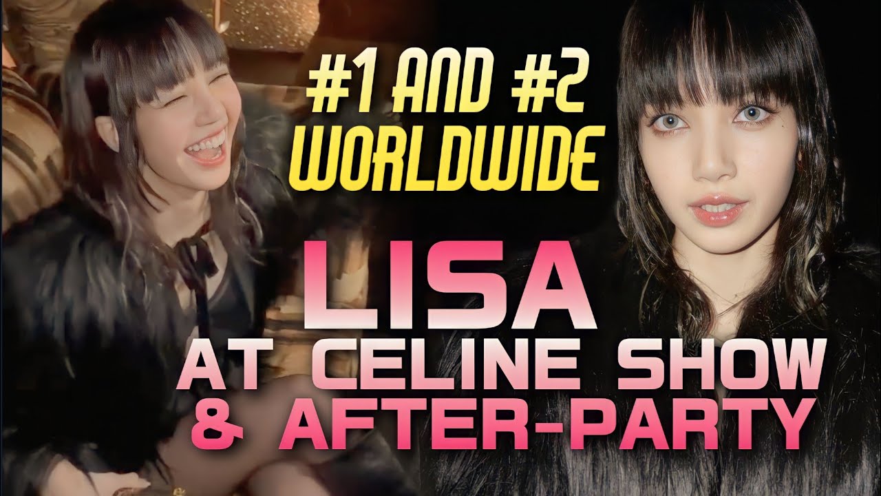 Lisa Stunning at Celine After Party in Paris [fancam] | Trending #1 and #2 Worldwide
