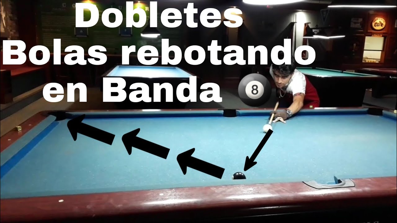 Как забить отскакивающие шары на борт или сделать дабл? #Бильярд