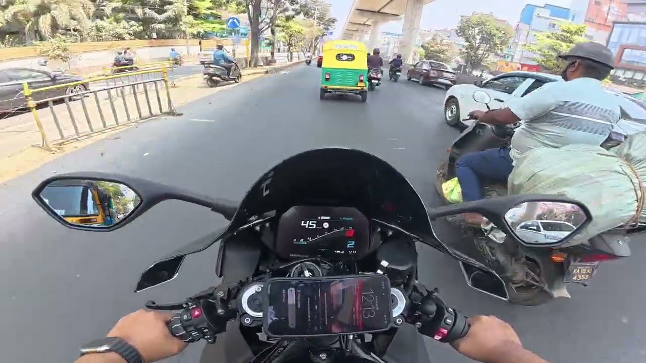 16Feb2026 - BMW S1K Bangalore Biker - Daily Ride - Home To Office