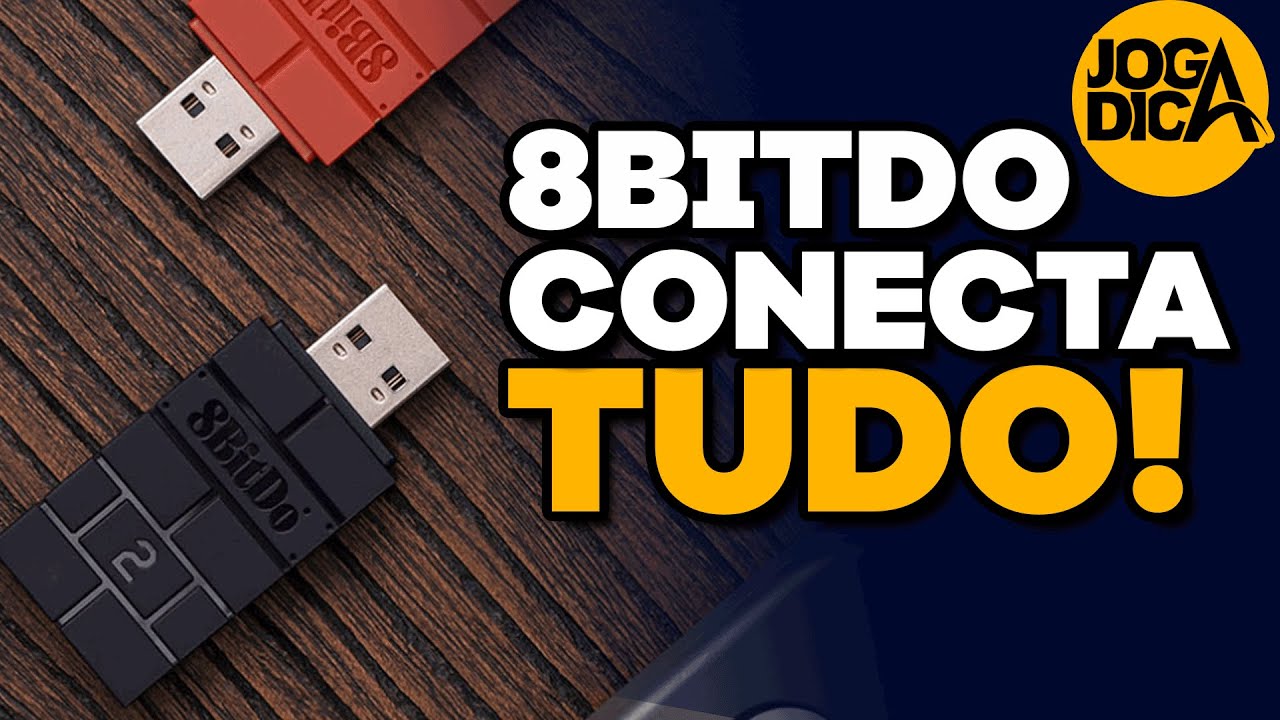 Esse Aqui CONECTA tudo no Bluetooth - 8BitDo USB Wireless Adapter 2