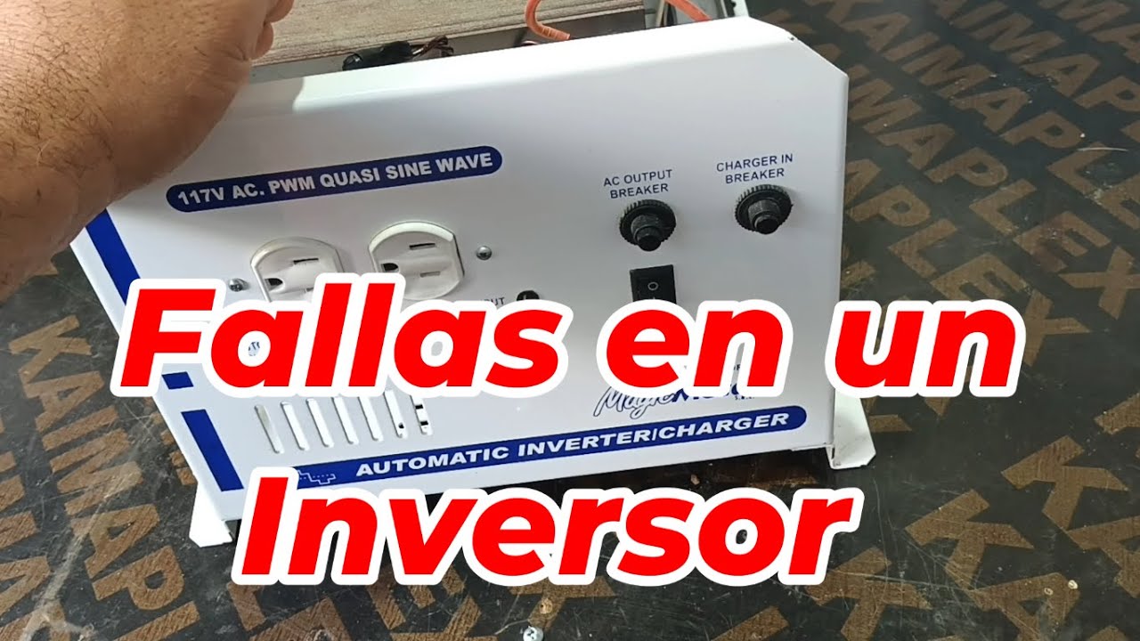 Fallas comunes en Inversores