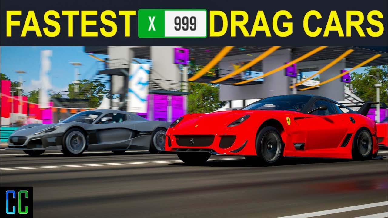 *NEW* TOP 15 X999 (X Class) FASTEST Drag Cars in Forza Horizon 4 I Is Rimac C_Two The Fastest?