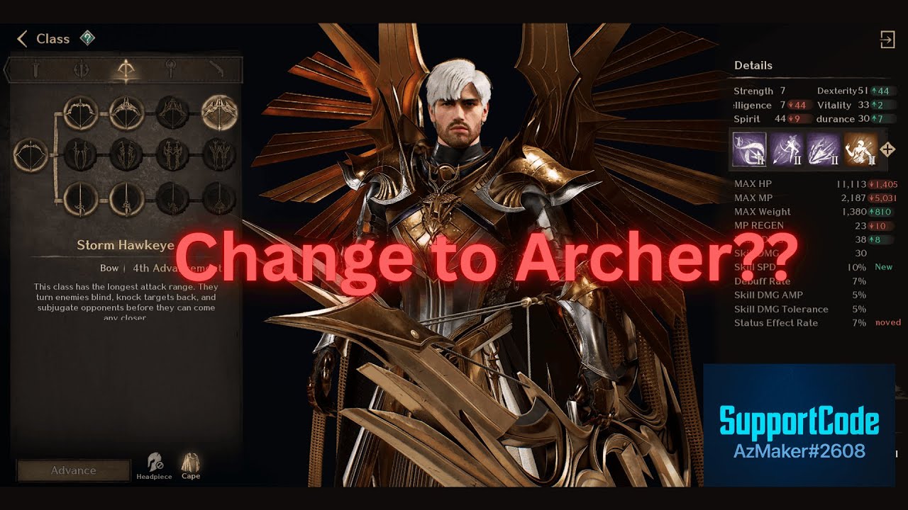 NIGHT CROWS 🔴 LIVE |  Change Class to Archer????  |  10 SEEDS = DOUBLE COUPON!!!  |  AzMaker#2608