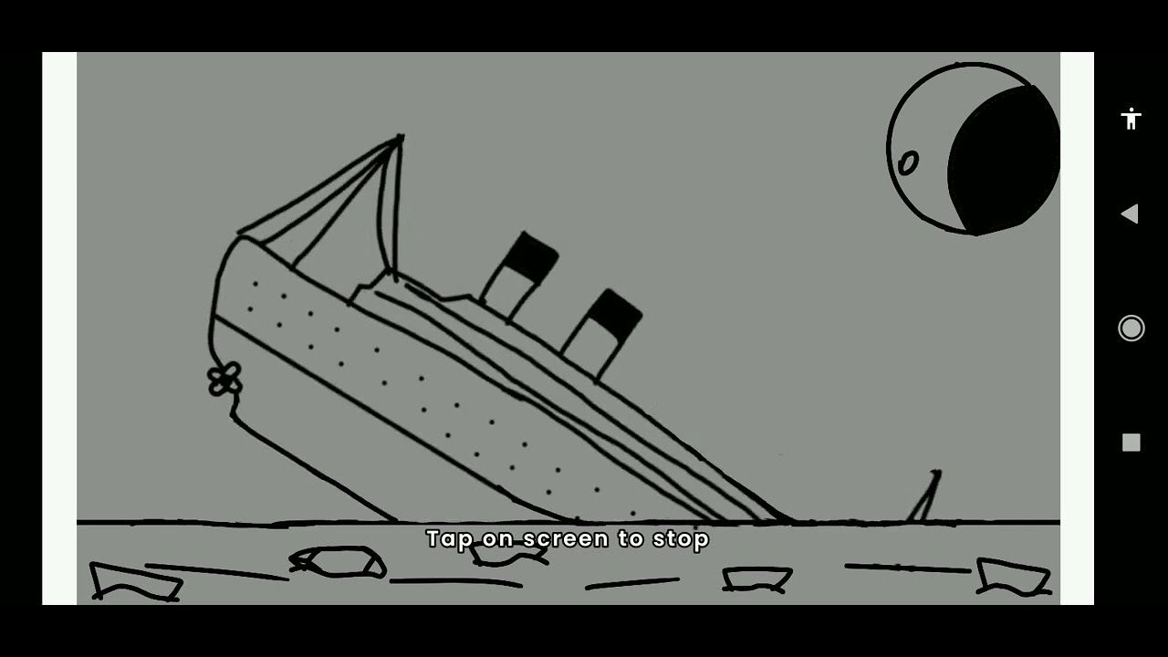 Titanic Sinking By A Iceberg And Lifeboats #Flipaclip #Titanic #shipsinking
