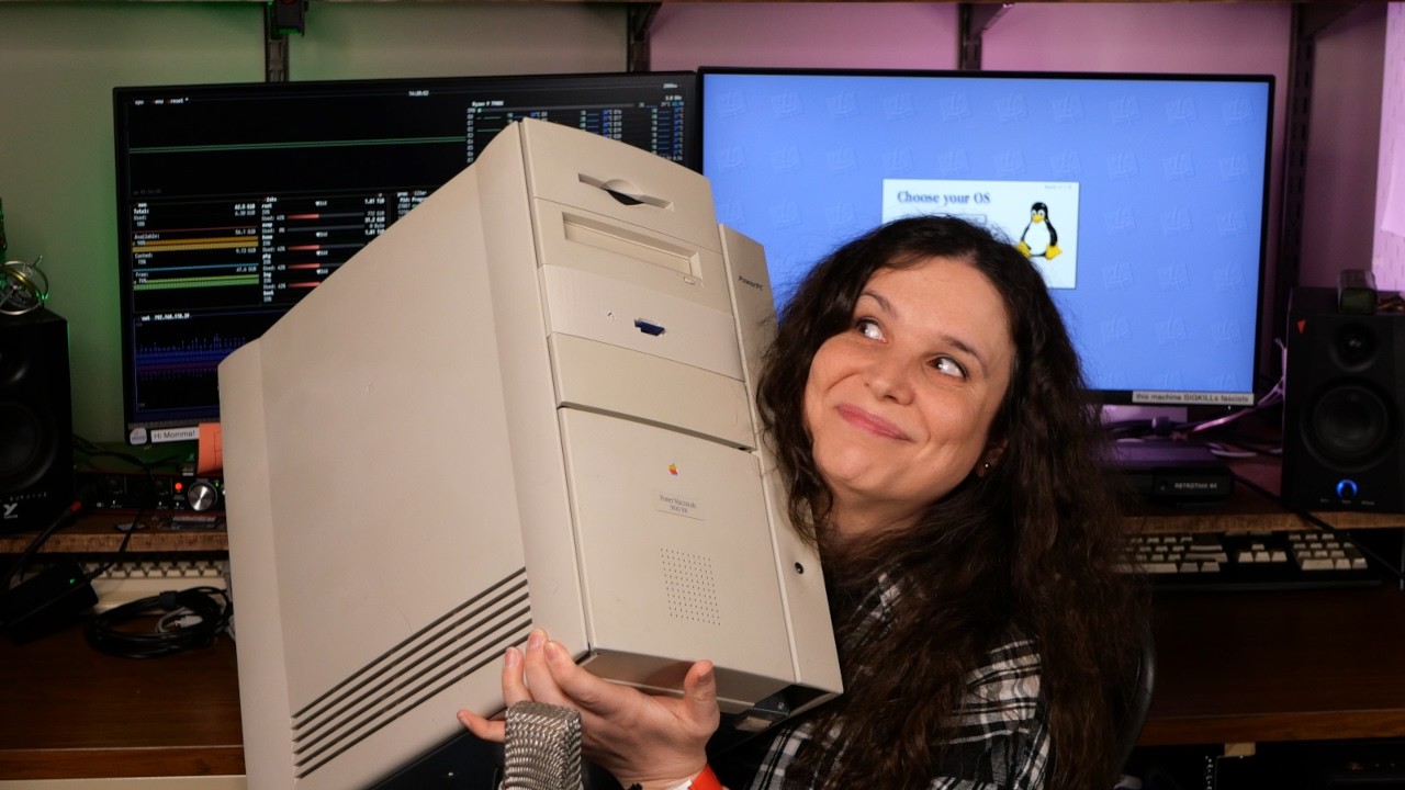 Linux on a Mac (but it's 1999)