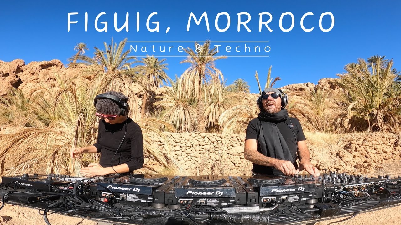 Oasis Rhythms: Nomadic Beats' DJ Set in Figuig's Palmerie