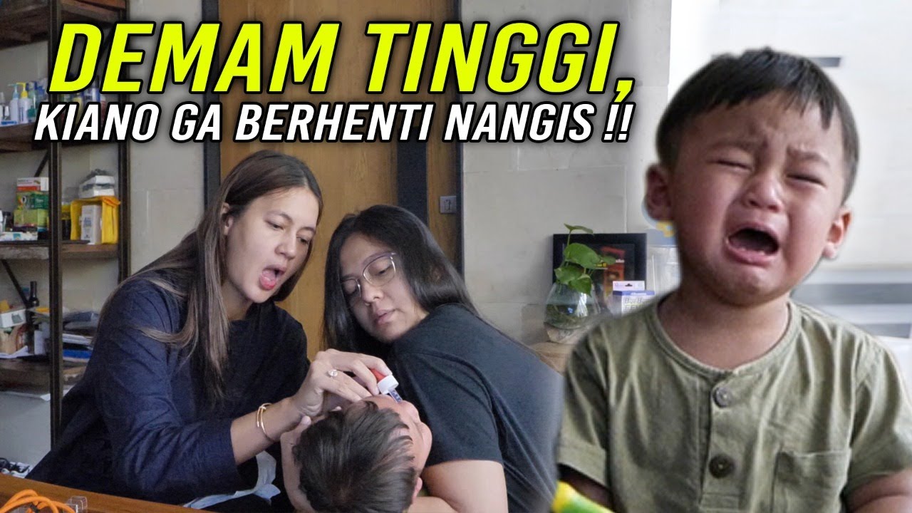 Paling ga tega liat Kiano sakit .. kata dokter ini efek vaksin..