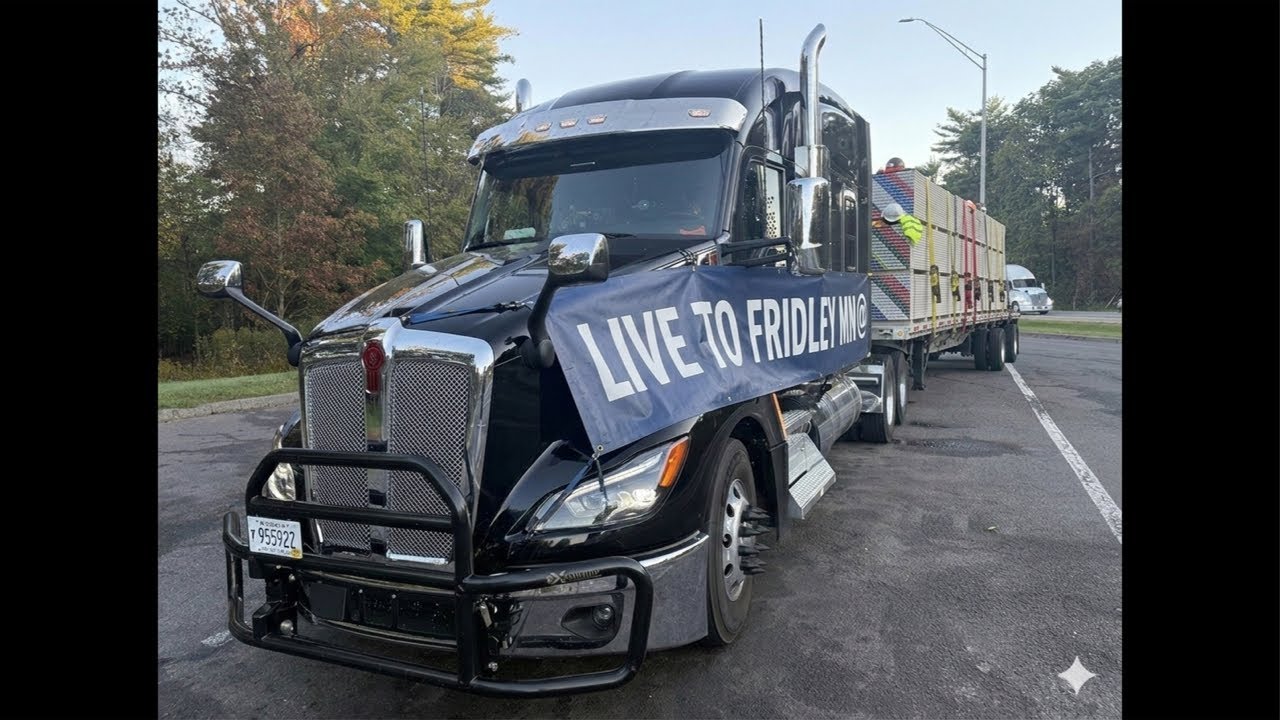 2-28-26  Live trucking from River Rouge Michigan to Fridley Minn e soda