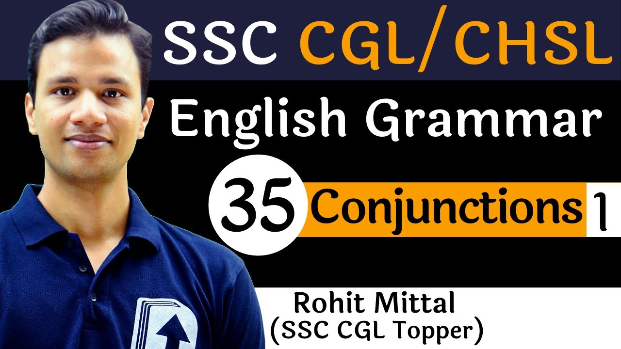 [35] Conjunctions - 1 | Grammar for SSC | Devotion Institute | Rohit Sir