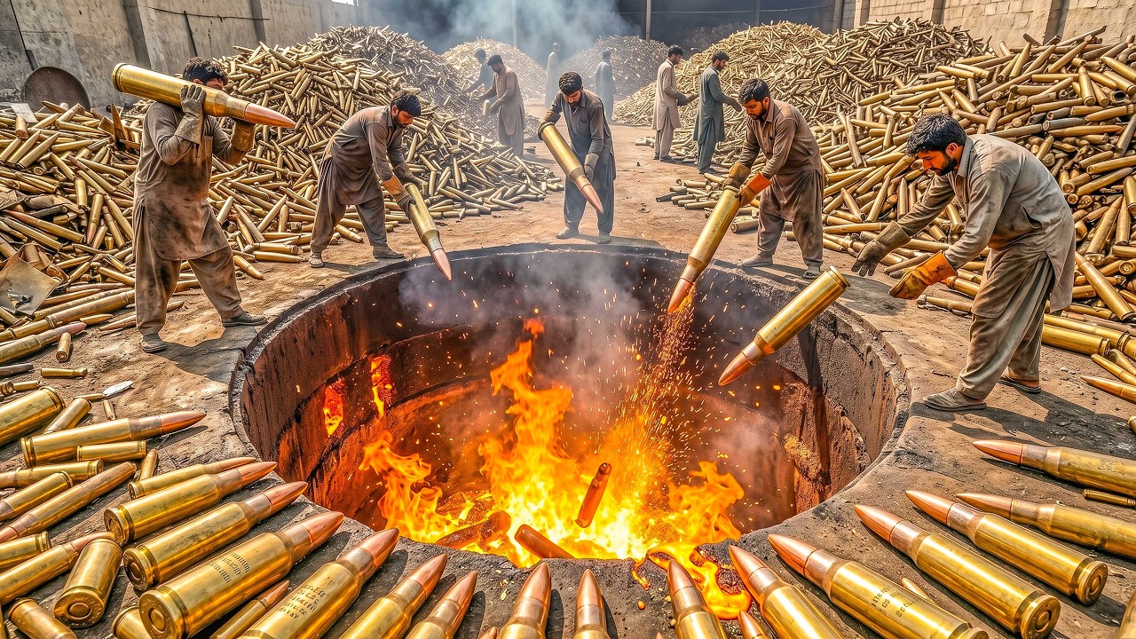 Secret Pakistan Factory Turns Millions of Bullets Into Make Artificial Jewellery -Incredible Process