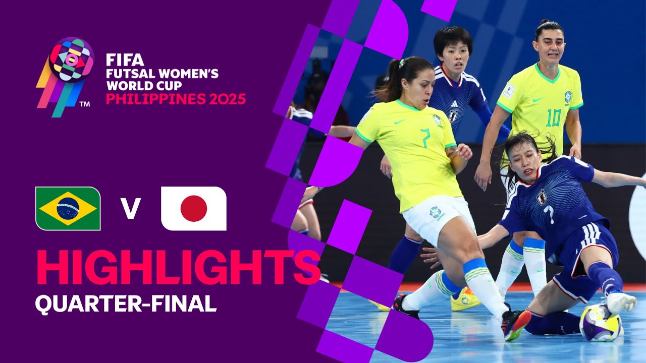 Brazil vs Japan | Quarter-final | Highlights | FIFA Futsal Women's World Cup 2025™