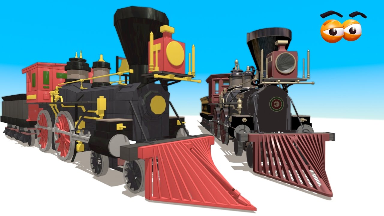 CUBE BUILDER for KIDS (HD) - Build a Steam Train Engine for Children - AApV
