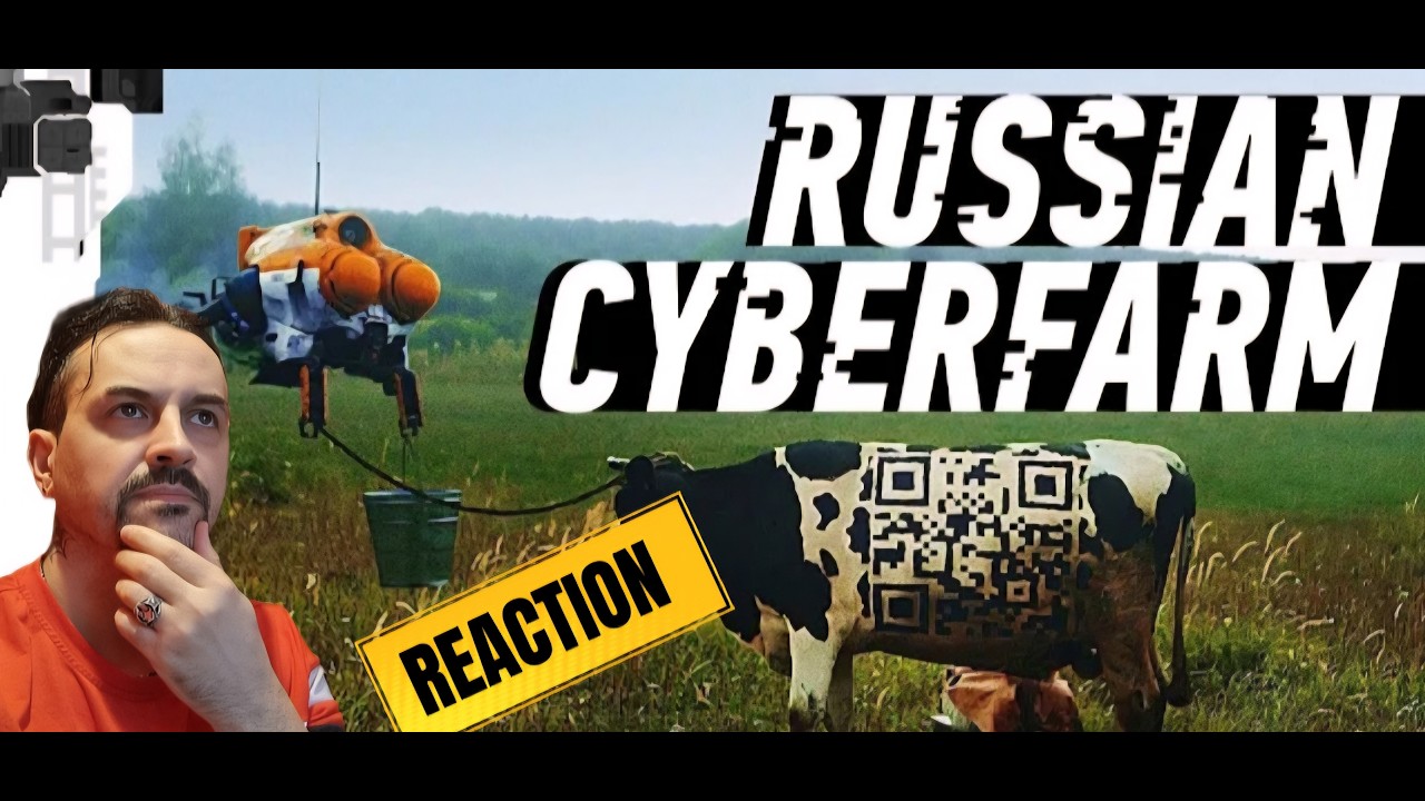 RUSSIAN CYBERPUNK FARM  РУССКАЯ КИБЕРДЕРЕВНЯ REACTION