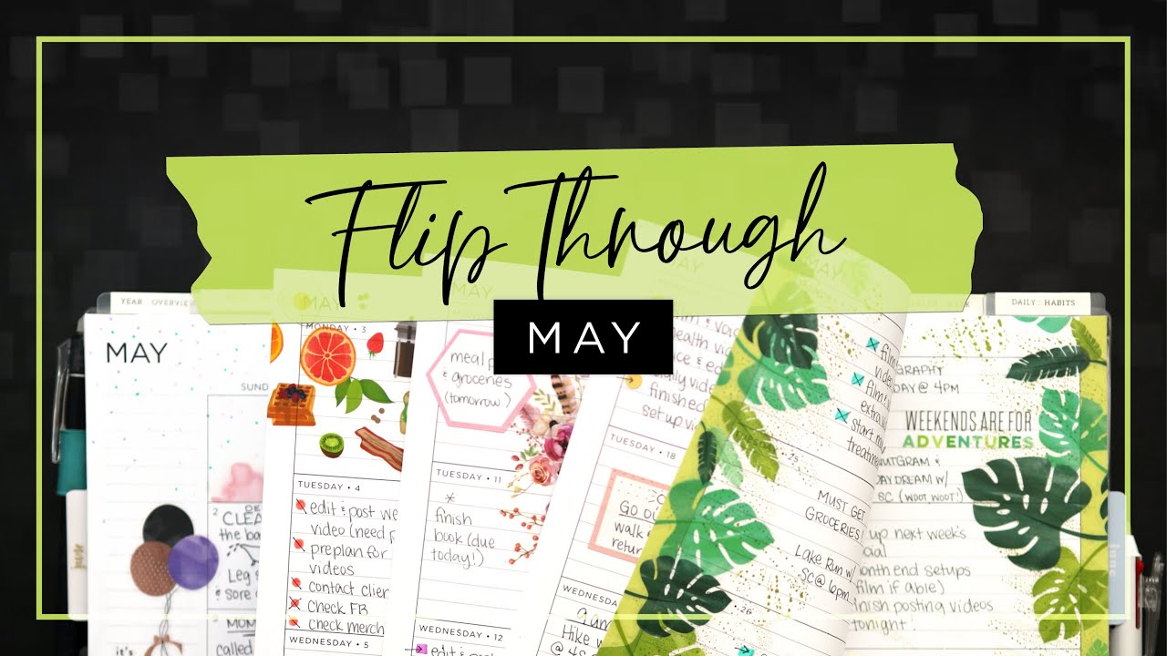 May Planner Flip Through :: My Completed Catch-All Planner After the Pen :: Happy Planner Setup