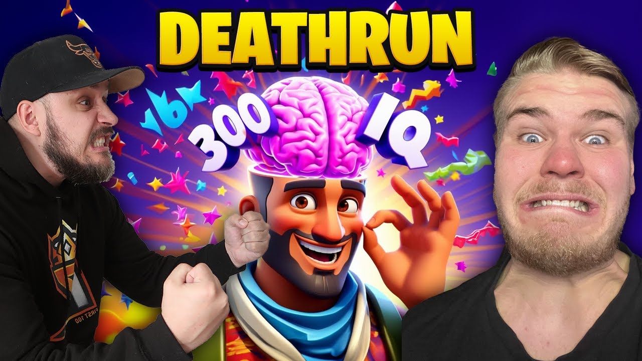 KEVZTER & VIGGANN SPELAR 300 IQ DEATHRUN I FORTNITE RAGE