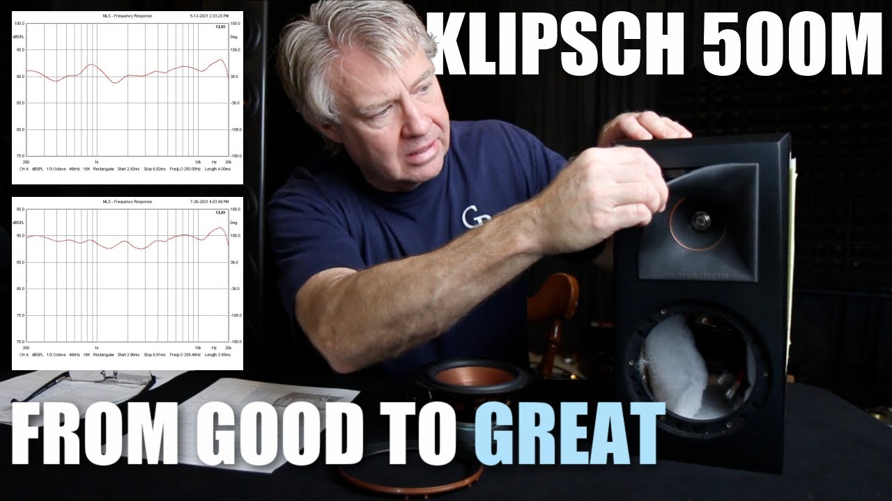 Klipsch RP-500M | Was good, NOW IT'S GREAT!