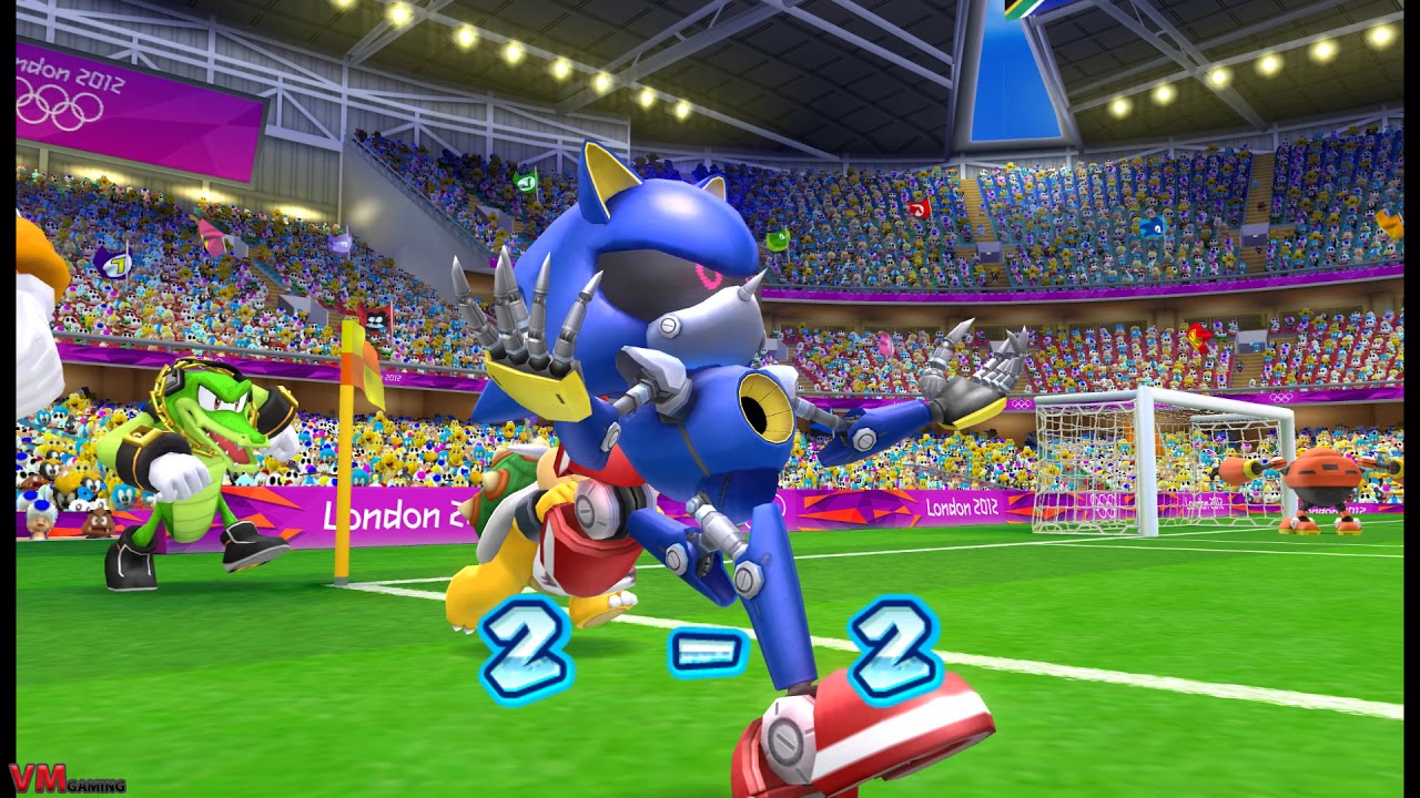 Mario & Sonic at the London 2012 Olympic Games #football part 9