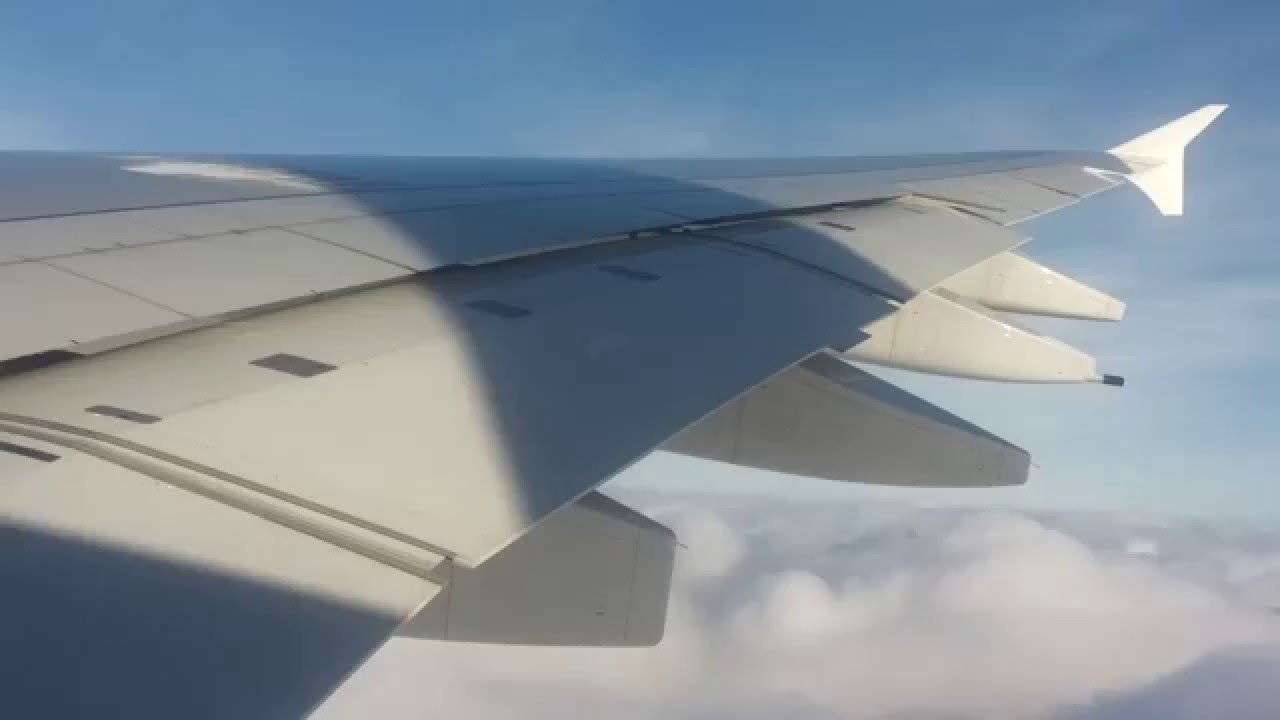 Emirates A380 Landing at Amsterdam! Awesome Flap Sounds & Cloud Surfing! [1080p/60fps]