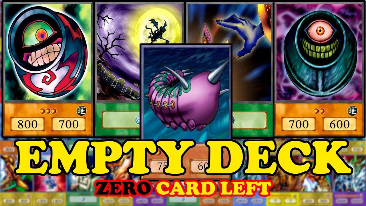 Yu-Gi-Oh! Power of Chaos Joey The Passion - EMPTY DECK- All cards on the graveyard- zero card left