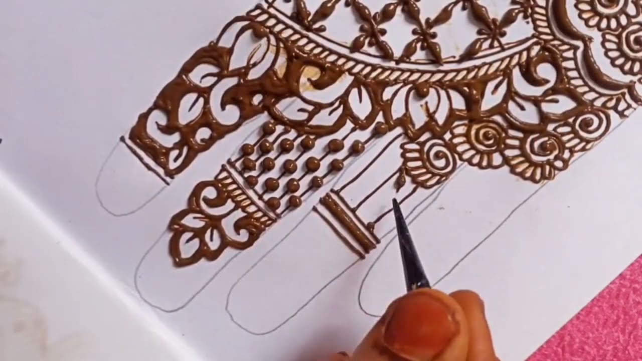 Bridal hand mehndi design | Simple mehndi design #mehndi #henna 