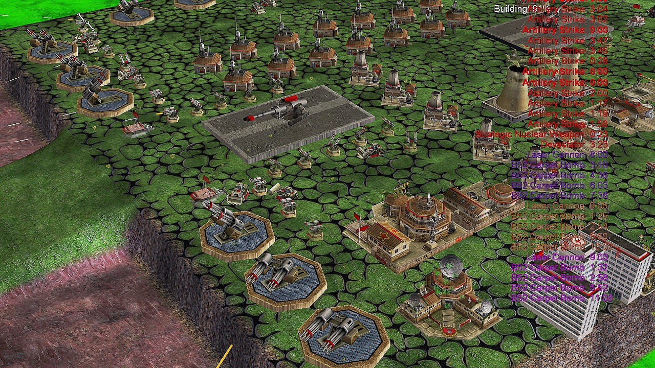 Mega Fortress China vs 7 USA BOSS - Command & Conquer Generals Apocalyptic